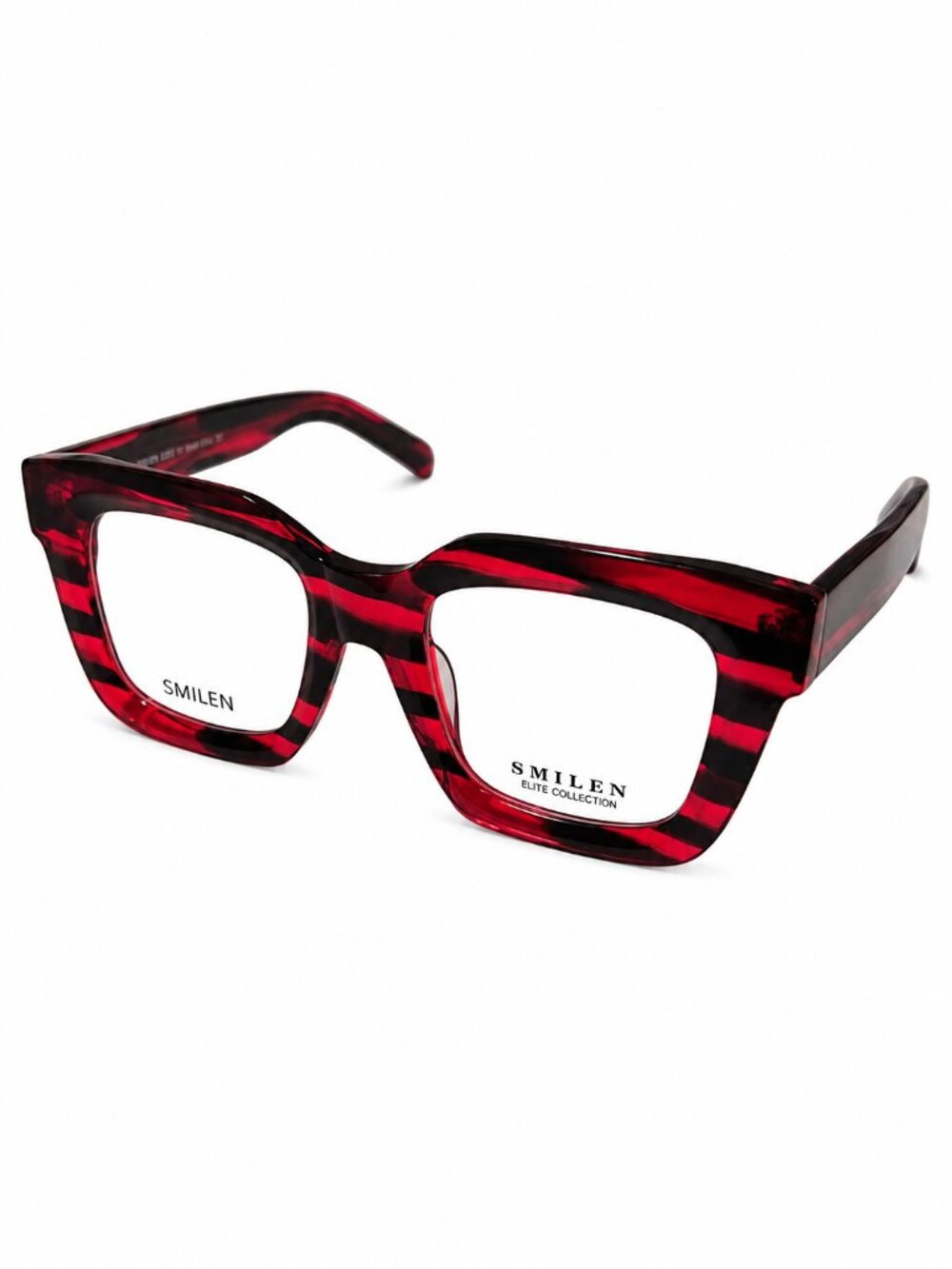 Smilen Elite 10 Red-Black 50-22-148 Eyeglasses Frames